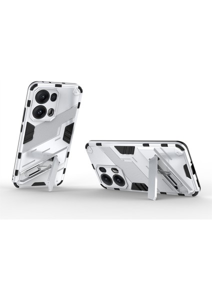 Oppo RENO13 Pro 5g Kılıf Pc+Tpu Darbeye Dayanıklı Telefon Kılıfı Kickstand Ile-Beyaz (Yurt Dışından) modelleri
