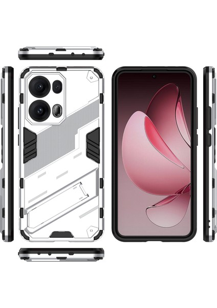 Oppo RENO13 Pro 5g Kılıf Pc+Tpu Darbeye Dayanıklı Telefon Kılıfı Kickstand Ile-Beyaz (Yurt Dışından) indirimleri