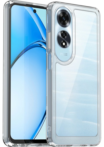 Oppo A60 4g Kılıf Tpu+Akrilik Koruyucu Şeffaf Telefon Kılıfı-Şeffaf (Yurt Dışından)