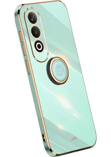 Xınlı Oppo K12 Kılıfı Tpu Telefon Kılıfı Döndürülebilir Halka Tutucu-Camgöbeği (Yurt Dışından)