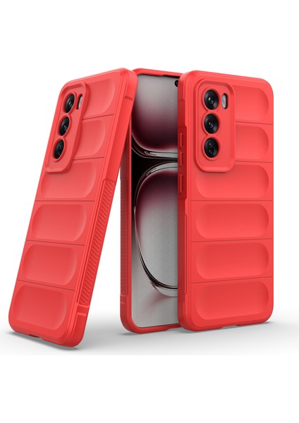 Oppo RENO12 5g(Global)Kılıf Yumuşak Tpu Düşmeye Dayanıklı Telefon Kılıfı-Kırmızı (Yurt Dışından) fiyatları
