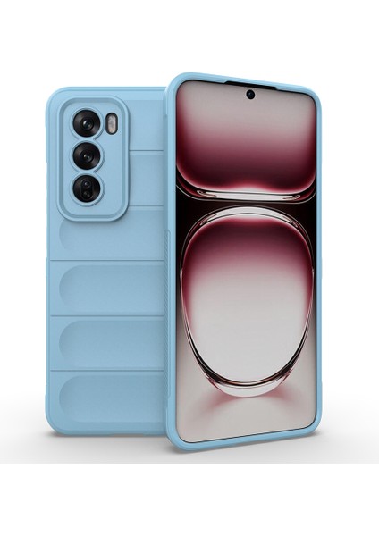 Oppo RENO12 5g(Global)Kılıf Yumuşak Tpu Düşmeye Dayanıklı Telefon Kılıfı-Bebek Mavisi (Yurt Dışından)