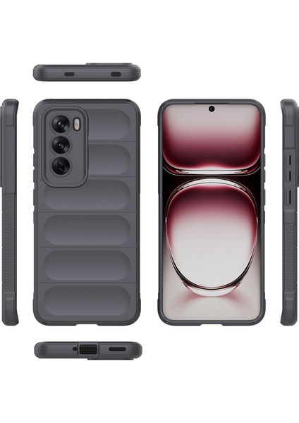 Oppo RENO12 5g(Global)Kılıf Yumuşak Tpu Düşmeye Dayanıklı Telefon Kılıfı-Koyu Gri (Yurt Dışından) fiyatları