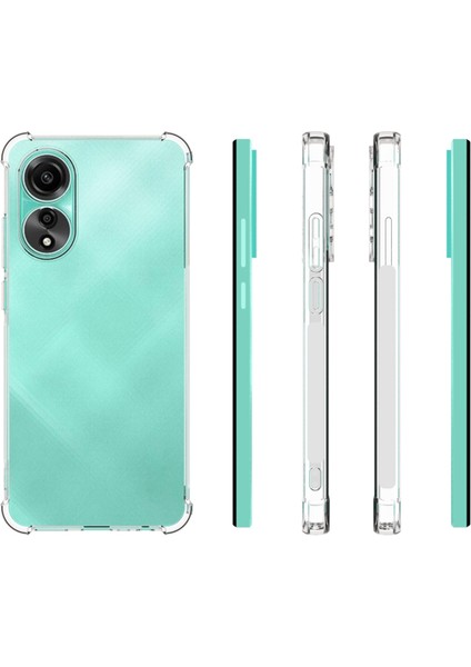 Oppo A78 4g Kılıf Esnek Tpu Kaymaz Şeffaf Kapak (Yurt Dışından) indirimleri
