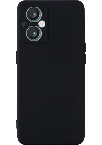 Oppo Reno7 Z 5g/reno7 Lite 5G/F21 Pro 5g/reno8 Lite 5g Sıvı Silikon Kılıf Hassas Kesikler Kamera Koruma Kılıfı Kayışlı-Siyah (Yurt Dışından) modelleri