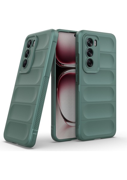 Oppo RENO12 5g(Global)Kılıf Yumuşak Tpu Düşmeye Dayanıklı Telefon Kılıfı-Yeşil (Yurt Dışından) fiyatları
