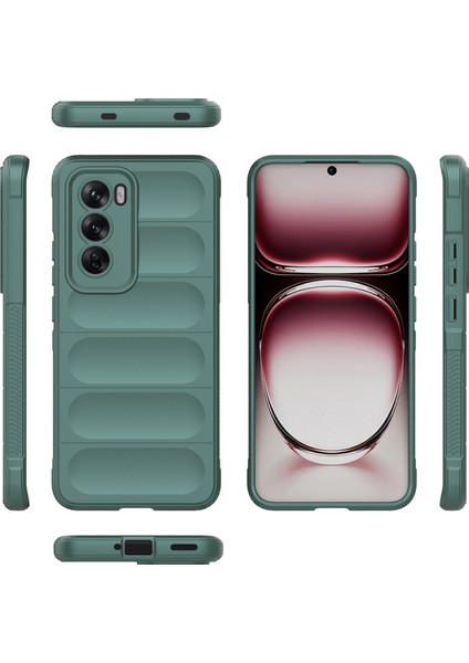 Oppo RENO12 5g(Global)Kılıf Yumuşak Tpu Düşmeye Dayanıklı Telefon Kılıfı-Yeşil (Yurt Dışından) indirimleri