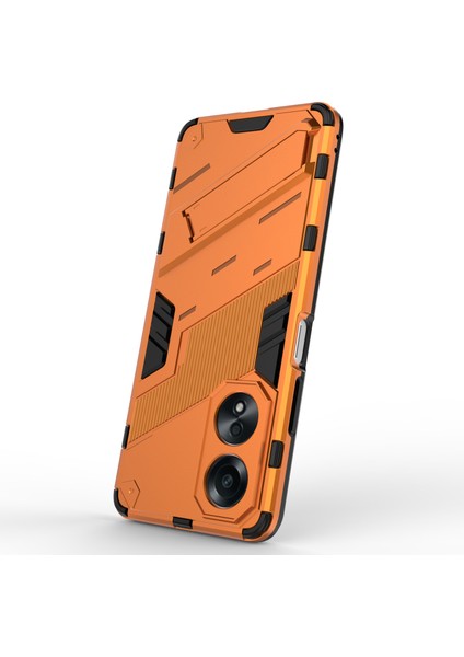 Oppo A58 4g Kapak Pc+Tpu Darbeye Dayanıklı Kickstand Telefon Kılıfı-Turuncu (Yurt Dışından) fırsatları
