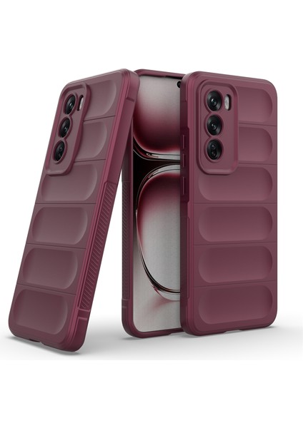Oppo RENO12 5g(Global)Kılıf Yumuşak Tpu Düşmeye Dayanıklı Telefon Kılıfı-Şarap Kırmızısı (Yurt Dışından) fiyatları