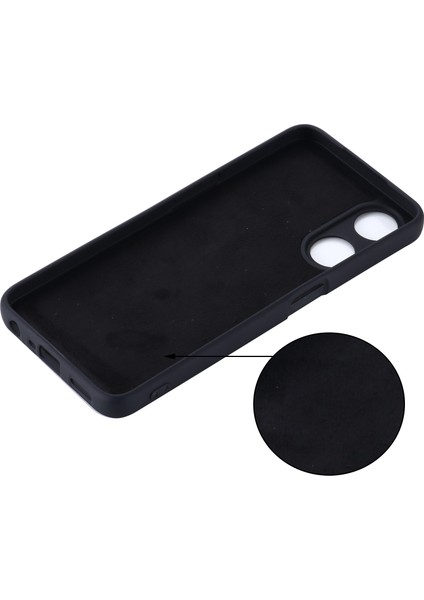 Oppo A58 5G/A58X 5G/A78 5g Için Telefon Kılıfı, Kayışlı Sıvı Silikon Toz Önleyici Yumuşak Astarlı Koruyucu Kılıf-Siyah (Yurt Dışından) fırsatları