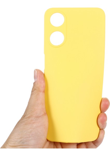 Oppo A58 5G/A58X 5G/A78 5g Için Telefon Kılıfı, Kayışlı Sıvı Silikon Toz Önleyici Yumuşak Astarlı Koruyucu Kılıf-Sarı (Yurt Dışından) indirimleri