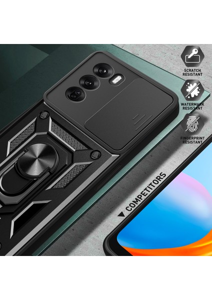 Oppo RENO12 Pro 5g (Global) Kılıf Kayar Kamera Kapağı Pc + Tpu Destekli Telefon Kılıfı-Gül Altını (Yurt Dışından) indirimleri