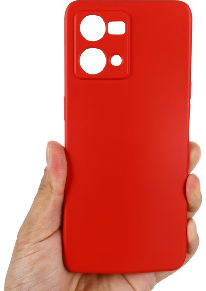 Oppo Reno7 4G/F21 Pro 4g Için Sıvı Silikon Telefon Kılıfı, Kalınlaştırıcı Tasarım Yumuşak Mikrofiber Astar Yastık Çizilmez Koruyucu Kılıf-Kırmızı (Yurt Dışından) indirimleri