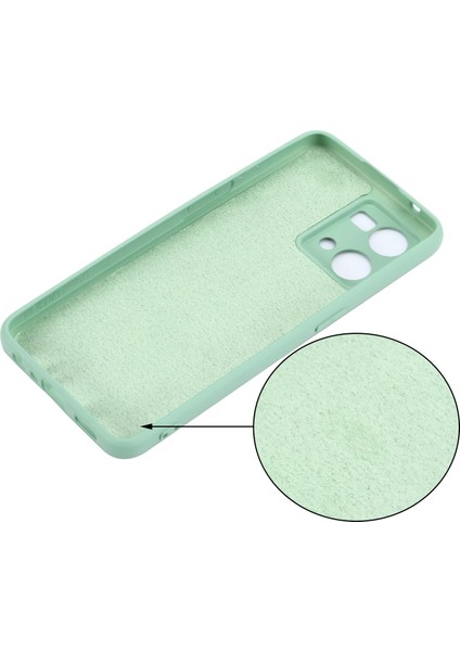 Oppo Reno7 4G/F21 Pro 4g Için Sıvı Silikon Telefon Kılıfı, Kalınlaştırıcı Tasarım Yumuşak Mikrofiber Astar Yastık Çizilmez Koruyucu Kılıf-Yeşil (Yurt Dışından) fırsatları
