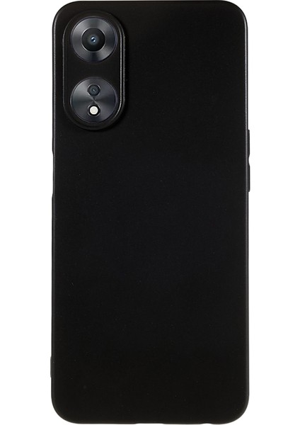 Oppo A58 5g Düşmeye Dayanıklı Siyah Mat Cep Telefonu Kılıfı Çizilmez Ince Esnek Tpu Koruyucu Telefon Kılıfı (Yurt Dışından)