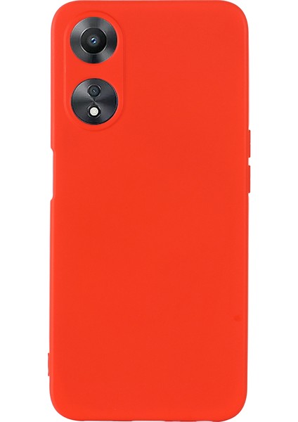 Oppo A58 5G/A58X 5G/A78 5g Için Telefon Kılıfı, Askılı Sıvı Silikon Toz Önleyici Yumuşak Astarlı Koruyucu Kılıf-Kırmızı (Yurt Dışından) modelleri