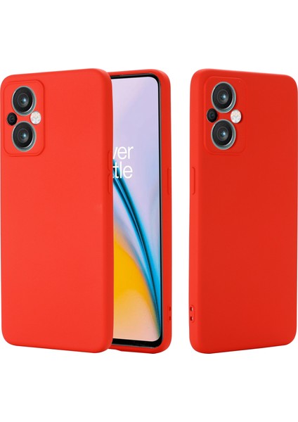 Oppo Reno7 Z 5g/reno7 Lite 5G/F21 Pro 5g/reno8 Lite 5g Sıvı Silikon Kılıf Hassas Kesikler Kamera Koruma Kılıfı Kayışlı-Kırmızı (Yurt Dışından) fiyatları