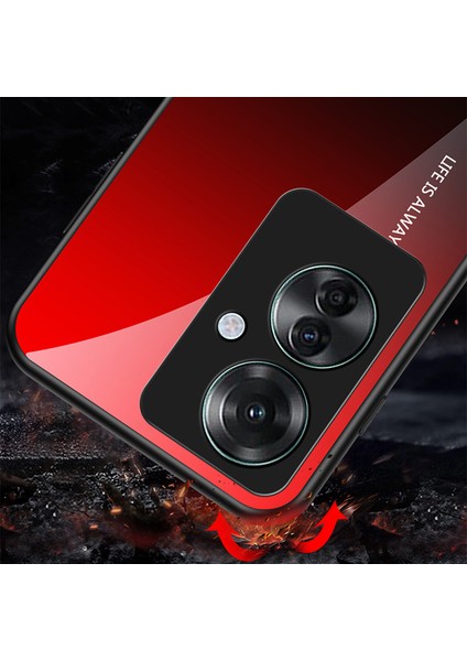 Oppo RENO11 F 5g Kılıf Temperli Cam+Pc+Tpu Hibrit Telefon Kılıfı-Siyah (Yurt Dışından) modelleri