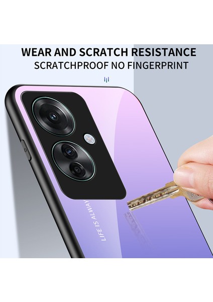 Oppo RENO11 F 5g Kılıf Temperli Cam+Pc+Tpu Hibrit Telefon Kılıfı-Siyah (Yurt Dışından) fırsatları