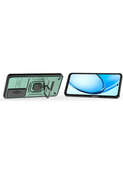 Oppo A60 4g Kılıf Camshield Kickstand Pc+Tpu Telefon Kılıfı-Yeşil (Yurt Dışından) fiyatları