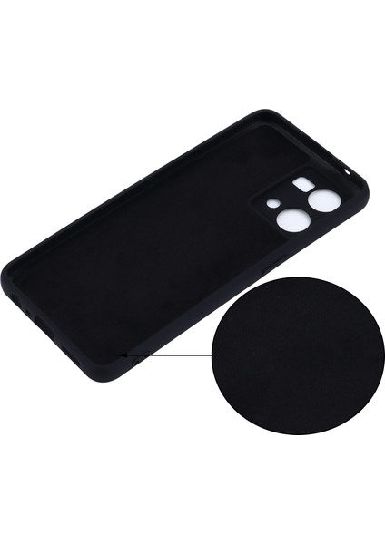 Oppo Reno7 4G/F21 Pro 4g Için Sıvı Silikon Telefon Kılıfı, Kalınlaştırıcı Tasarım Yumuşak Mikrofiber Astar Yastık Çizilmez Koruyucu Kılıf-Siyah (Yurt Dışından) fırsatları