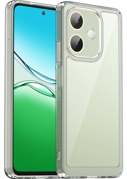 Oppo A5 Pro 4g(Global)/5g(Global)/a5 Energy 5g(China) Kılıf Tpu+Akrilik Koruyucu Şeffaf Telefon Kılıfı-Şeffaf (Yurt Dışından)