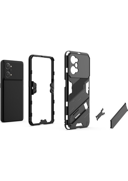 Oppo K10 Pro 5g Için Pc+Tpu Kılıf Düşmeye Karşı Destekli Koruyucu Kılıf Çift Katmanlı Cep Telefonu Kabuğu-Koyu Mavi (Yurt Dışından) fiyatları