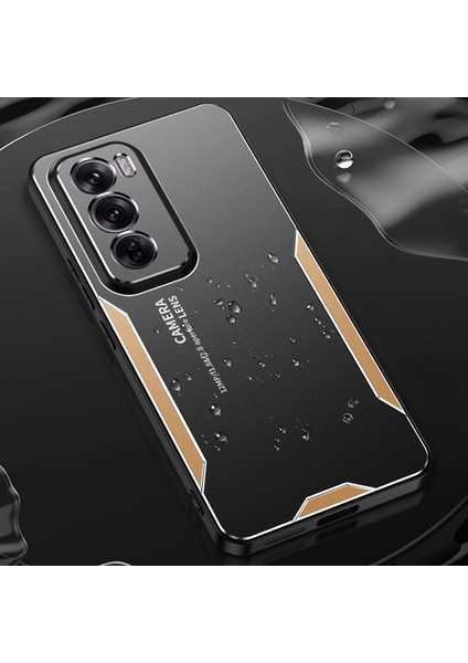 Oppo RENO12 Pro 5g (Global) Kılıf Alüminyum Alaşımlı Arka Koruyucu Telefon Kılıfı-Kırmızı (Yurt Dışından) fiyatları