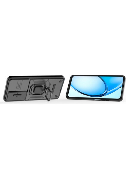 Oppo A60 4g Kılıf Camshield Kickstand Pc+Tpu Telefon Kılıfı-Siyah (Yurt Dışından) fiyatları