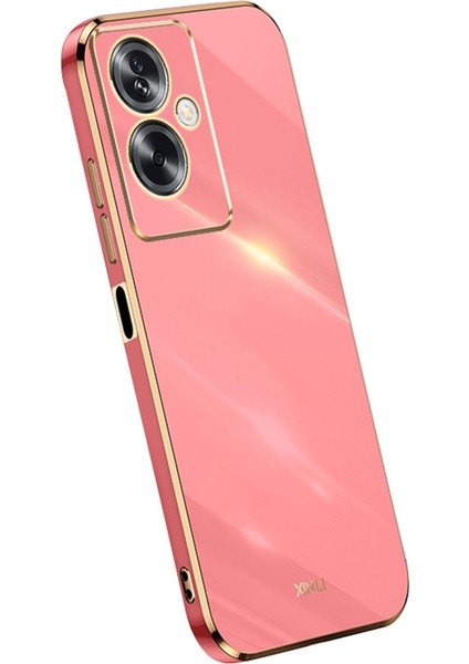 Xınlı Oppo A2 5G/A79 5g Telefon Kılıfı Yumuşak Tpu Galvaniz Kaplama-Kırmızı (Yurt Dışından)