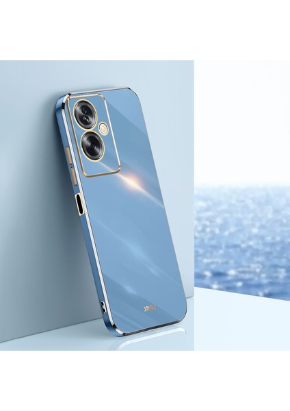 Xınlı Oppo A2 5G/A79 5g Telefon Kılıfı Yumuşak Tpu Galvaniz Kaplama-Mavi (Yurt Dışından) indirimleri