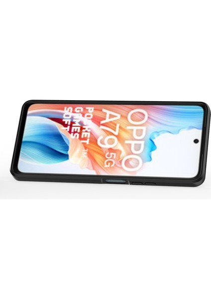 Oppo A79 5g/a2 5g Kılıf Kamera Koruma Pc+Tpu Telefon Kılıfı Halka Destekli-Gri (Yurt Dışından) fırsatları