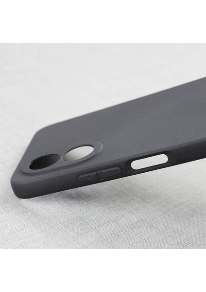 Oppo A38 4g Kılıf Mat Koruyucu Telefon Kılıfı Parmak Izi Önleyici Kabuk (Hassas Arka Lens Kesiği)-Siyah (Yurt Dışından) fırsatları