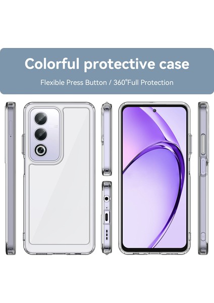 Oppo A80 5g/a3 Pro(Global)5g Kılıf Tpu+Akrilik Koruyucu Şeffaf Telefon Kılıfı-Şeffaf (Yurt Dışından) fiyatları