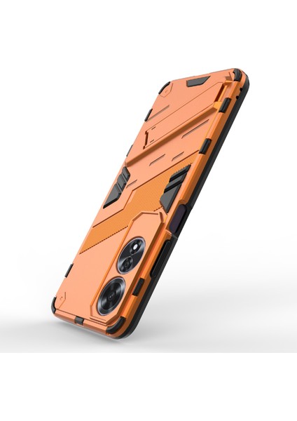 Oppo A60 4g Kılıf Dahili Kickstand Pc + Tpu Darbeye Dayanıklı Telefon Kılıfı-Turuncu (Yurt Dışından) fırsatları