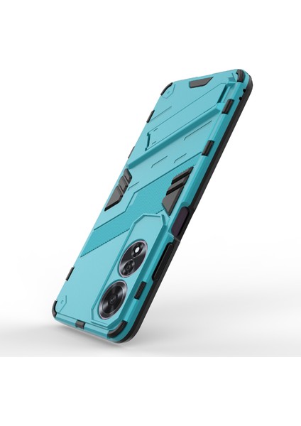 Oppo A60 4g Kılıf Dahili Ayaklı Pc + Tpu Darbeye Dayanıklı Telefon Kılıfı-Bebek Mavisi (Yurt Dışından) fırsatları