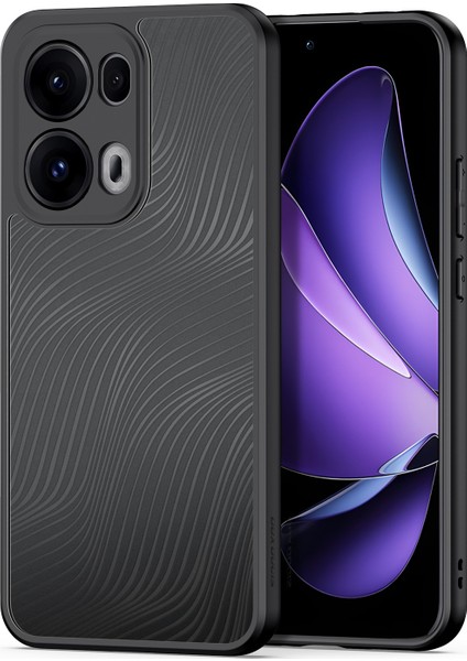 Oppo RENO13 Pro 5g Kılıf Dux Ducıs Aimo Serisi Tpu+Pc Mat Düşmeye Dayanıklı Telefon Kılıfı (Reach Sertifikası)-Siyah (Yurt Dışından)