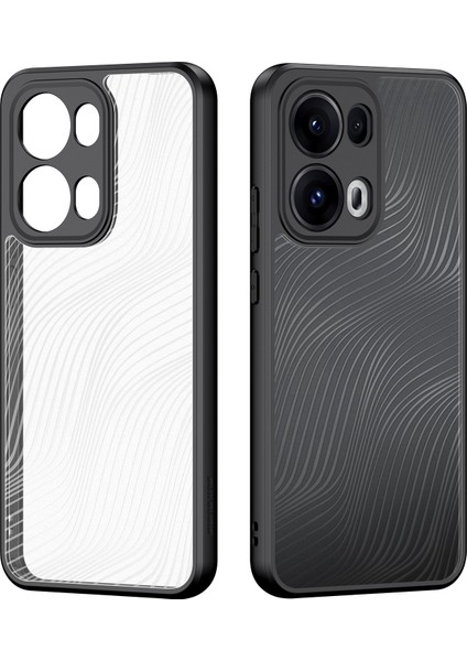 Oppo RENO13 Pro 5g Kılıf Dux Ducıs Aimo Serisi Tpu+Pc Mat Düşmeye Dayanıklı Telefon Kılıfı (Reach Sertifikası)-Siyah (Yurt Dışından) fiyatları