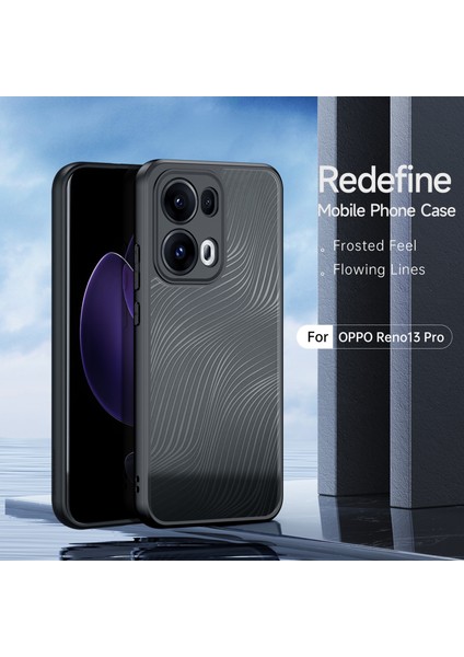 Oppo RENO13 Pro 5g Kılıf Dux Ducıs Aimo Serisi Tpu+Pc Mat Düşmeye Dayanıklı Telefon Kılıfı (Reach Sertifikası)-Siyah (Yurt Dışından) modelleri