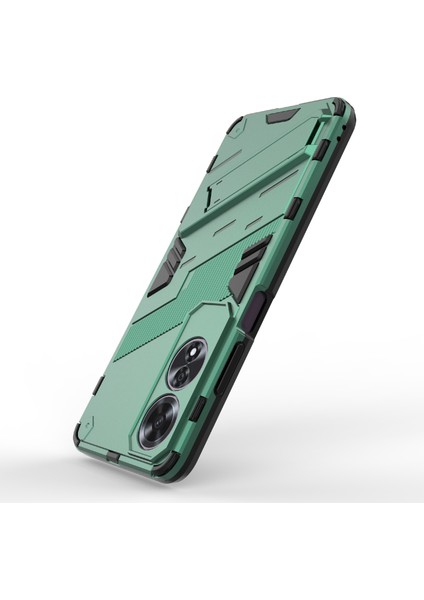 Oppo A60 4g Kılıf Dahili Kickstand Pc + Tpu Darbeye Dayanıklı Telefon Kılıfı-Yeşil (Yurt Dışından) fırsatları