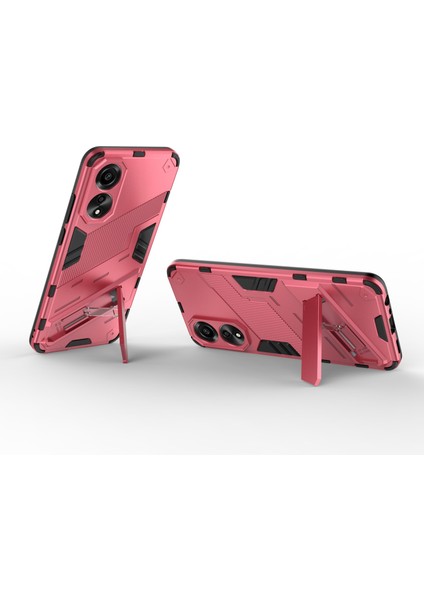 Oppo A78 4g Kılıf Pc+Tpu Kickstand Düşmeye Dayanıklı Telefon Kılıfı-Gül (Yurt Dışından) modelleri