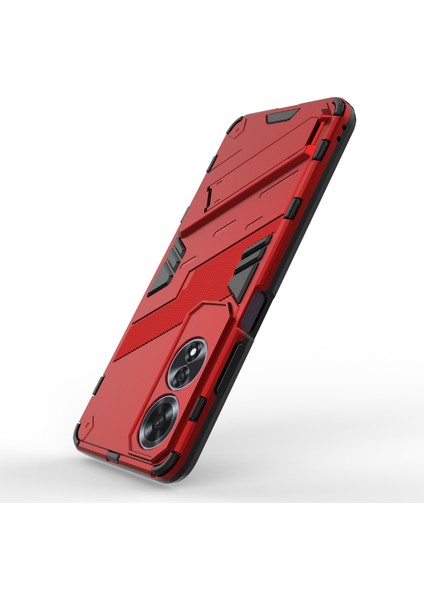 Oppo A60 4g Kılıf Dahili Kickstand Pc + Tpu Darbeye Dayanıklı Telefon Kılıfı-Kırmızı (Yurt Dışından) fırsatları