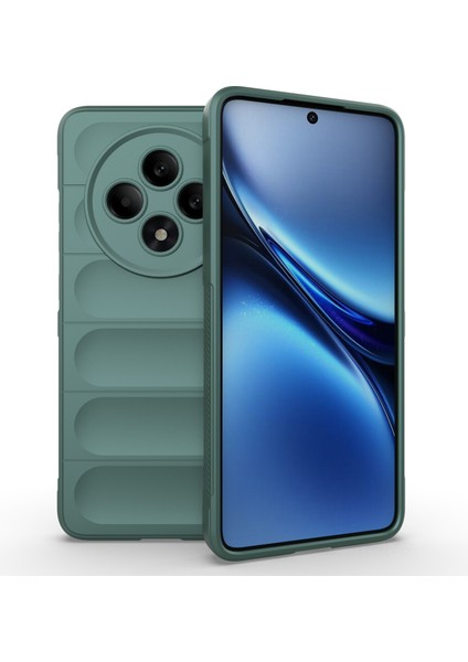 Oppo RENO12 F 5g Kılıf Düşmeye Karşı Yumuşak Tpu Sağlam Telefon Arka Kapağı-Yeşil (Yurt Dışından)