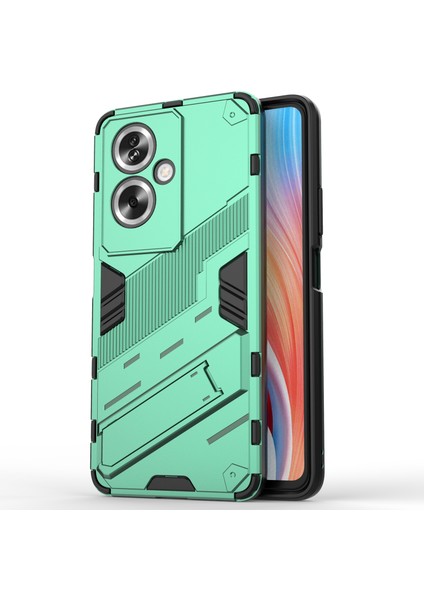 Oppo A79 5g/a2 5g Telefon Kılıfı Çizilmeye Dayanıklı Pc+Tpu Kickstand Kılıfı-Yeşil (Yurt Dışından)