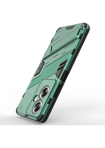Oppo A79 5g/a2 5g Telefon Kılıfı Çizilmeye Dayanıklı Pc+Tpu Kickstand Kılıfı-Yeşil (Yurt Dışından) modelleri