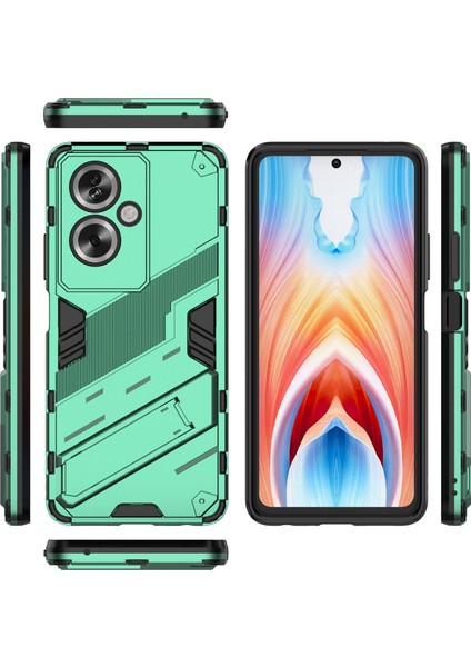 Oppo A79 5g/a2 5g Telefon Kılıfı Çizilmeye Dayanıklı Pc+Tpu Kickstand Kılıfı-Yeşil (Yurt Dışından) indirimleri