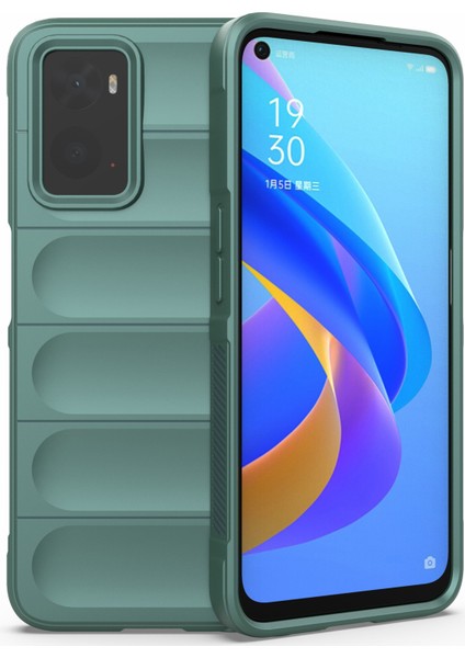 Realme 9i/oppo A36/A76 4g Için Yumuşak Tpu Kılıf Düşmeye Karşı Dayanıklı Telefon Dayanıklı Arka Kapak Telefon Koruyucu-Yeşil (Yurt Dışından)