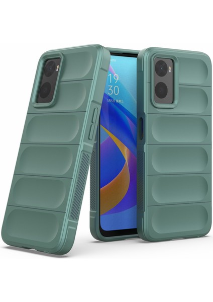 Realme 9i/oppo A36/A76 4g Için Yumuşak Tpu Kılıf Düşmeye Karşı Dayanıklı Telefon Dayanıklı Arka Kapak Telefon Koruyucu-Yeşil (Yurt Dışından) fiyatları
