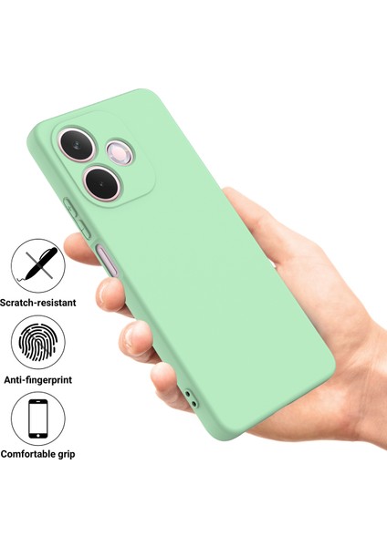 Oppo A5 Pro 4g(Global)/5g(Global)/a5 Energy 5g(China) Sıvı Silikon Kılıf Telefon Arka Kapağı El Kayışı Ile-Yeşil (Yurt Dışından) fiyatları