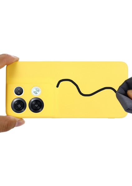 Oppo Reno8 Pro 5g Için Düşmeye Karşı Telefon Kılıfı (Küresel Sürüm)Sıvı Silikon Ince Kılıf Darbeye Dayanıklı Kılıf Kayışlı-Sarı (Yurt Dışından) indirimleri